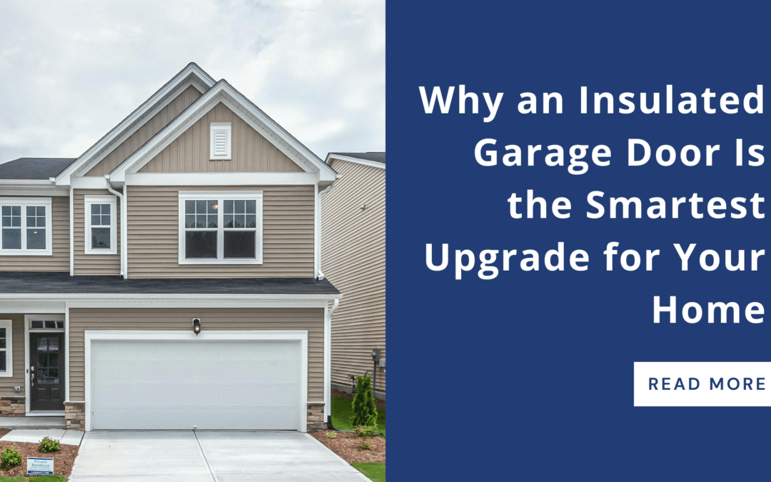 A house with a garage, along with a blog topic and a "read more" button beside it.